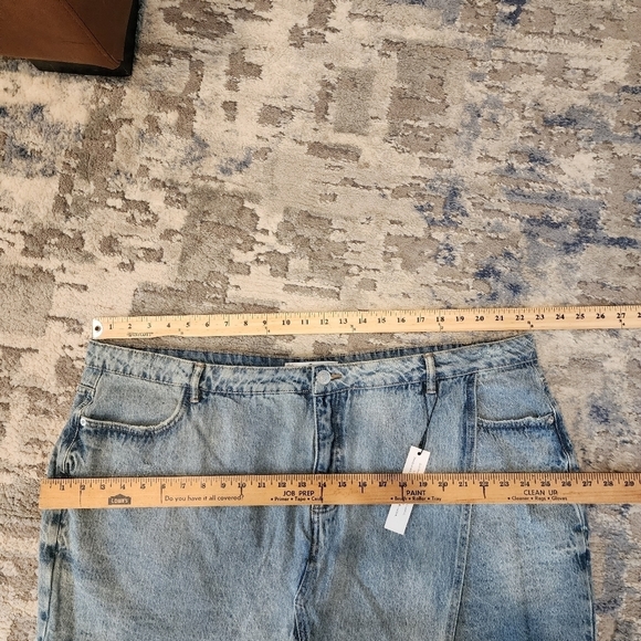NWT Highway Jeans Plus Size Denim asymmetrical skort. Women's plus size 24. - Picture 11 of 16
